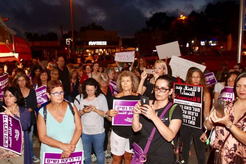 הפגנה נגד רצח נשים // צילום: הרצי שפירא